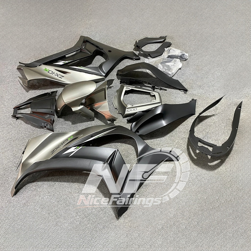 For Ninja ZX10R 2011-2015 Aftermarket Fairing Body Kit | NiceFairings - front angle image