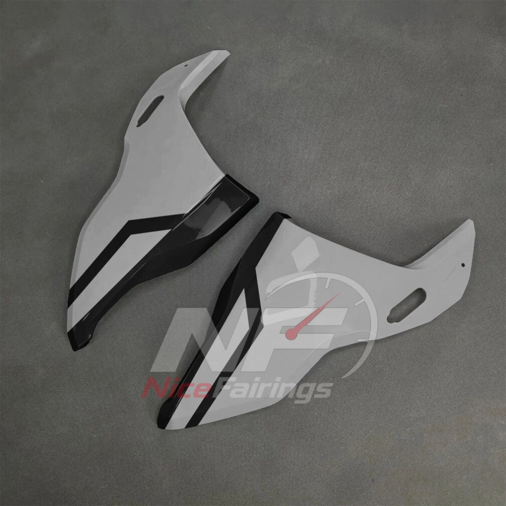 For BMW S1000RR 2025-2026 Red Black Sportbike Fairing Set with Custom Painted Plastics | NiceFairings - front angle image