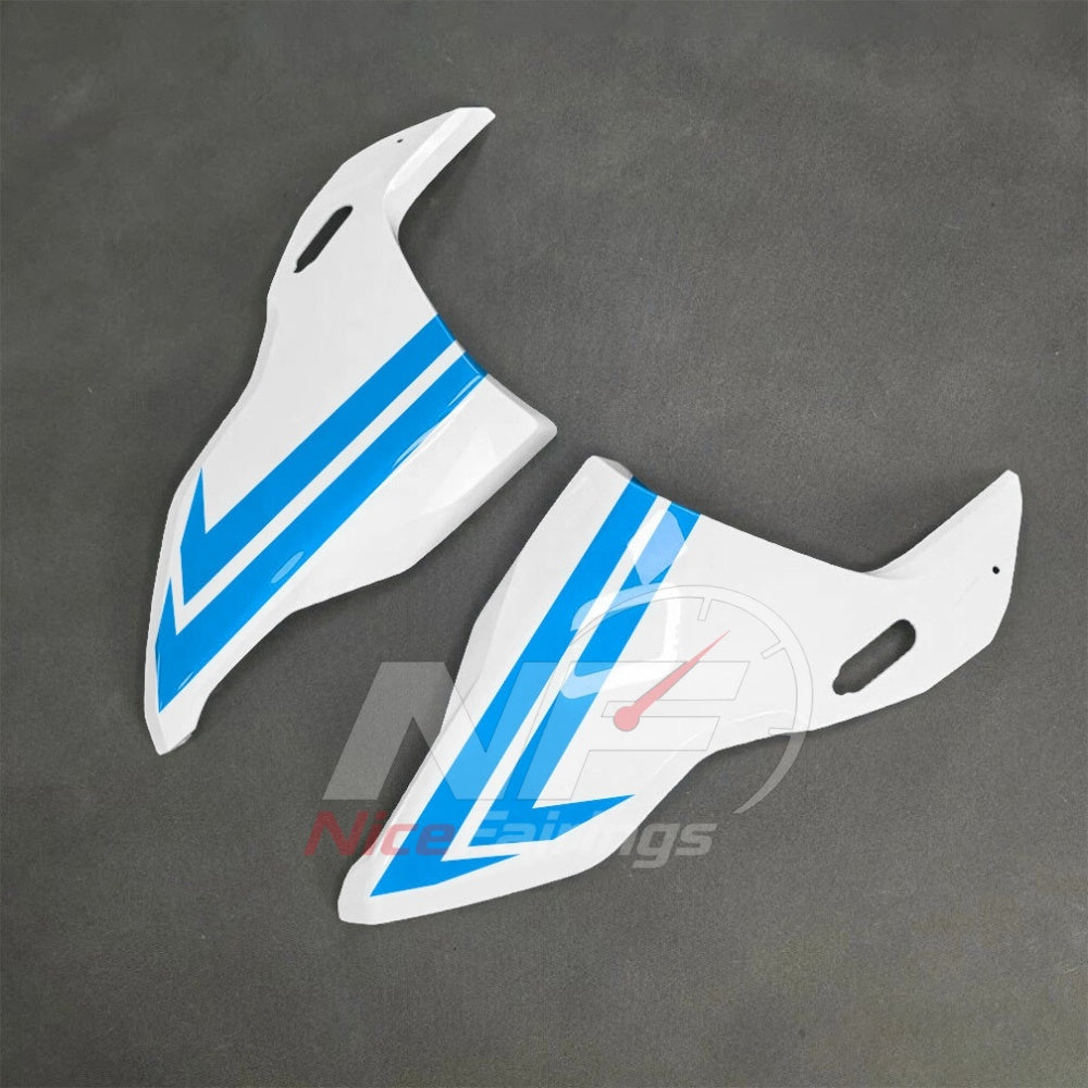 For BMW S1000RR 2025-2026 Blue Black Custom Fairings with ABS Sportbike Plastics and Full Body Kit | NiceFairings - front angle image
