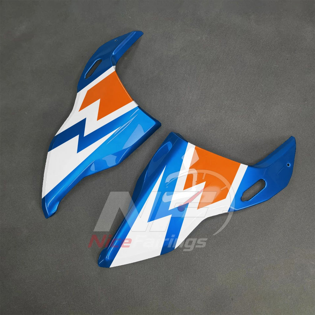 For BMW S1000RR 2025-2026 Blue Black Motorcycle Fairing Kit with Aftermarket Body Panels | NiceFairings - front angle image