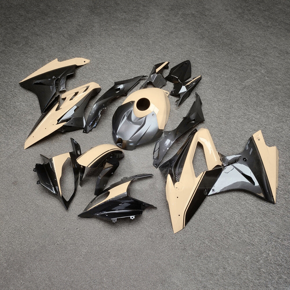 For BMW S1000RR 2017-2018 Blue Silver Performance Edition Custom Painted ABS Body Kit For Street Or Track | NiceFairings - front angle image