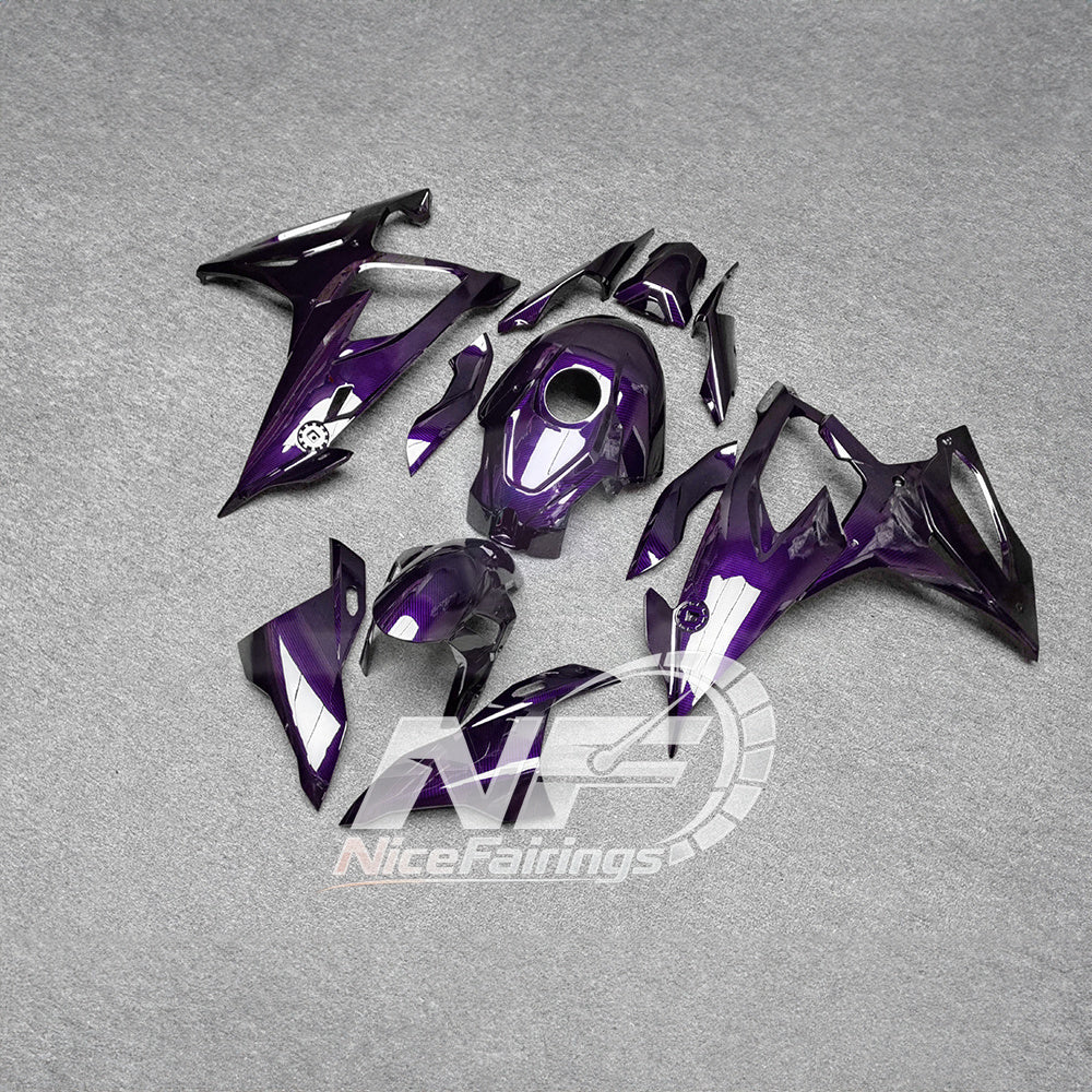 For BMW S1000RR 2019-2022 Track Edition Premium Edition Full Fairing Kit, Painted ABS Motorcycle Plastics | NiceFairings - front angle image