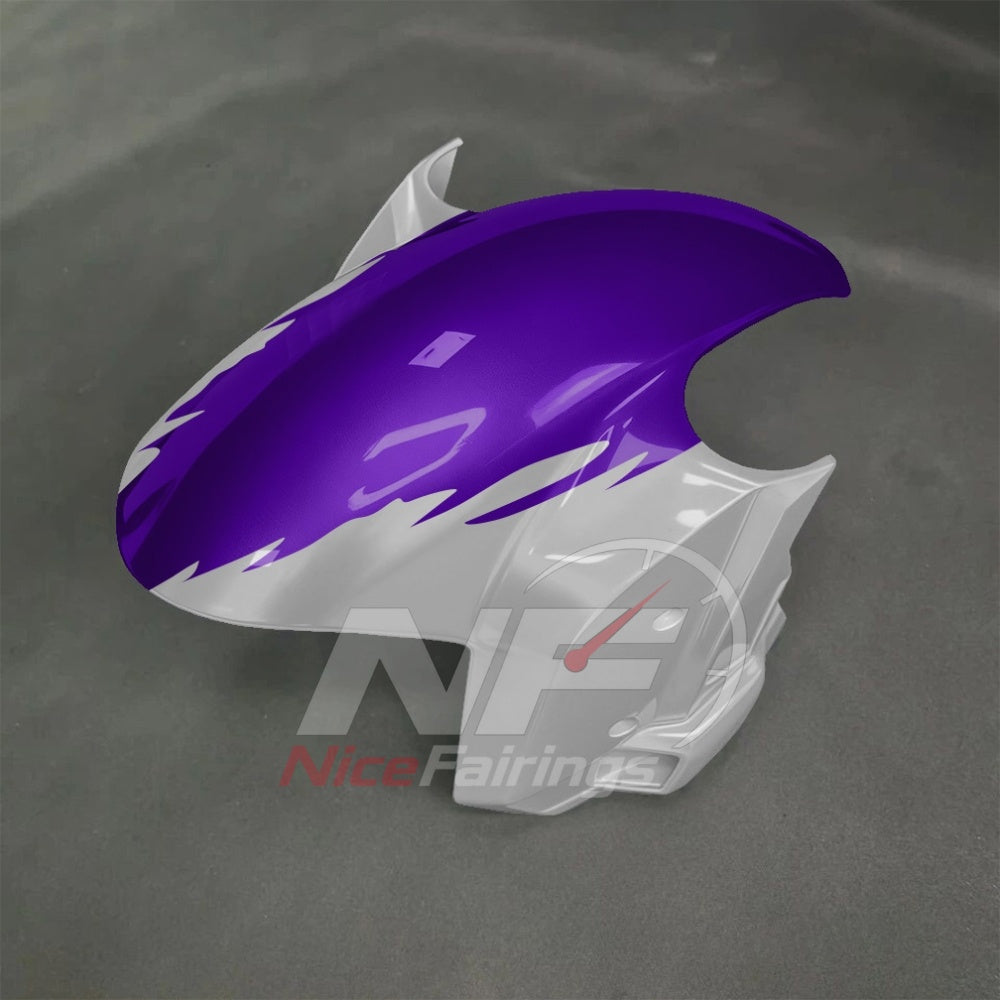 For BMW S1000RR 2025-2026 Purple Black Motorcycle Fairing Kit with Aftermarket Body Panels | NiceFairings - front angle image