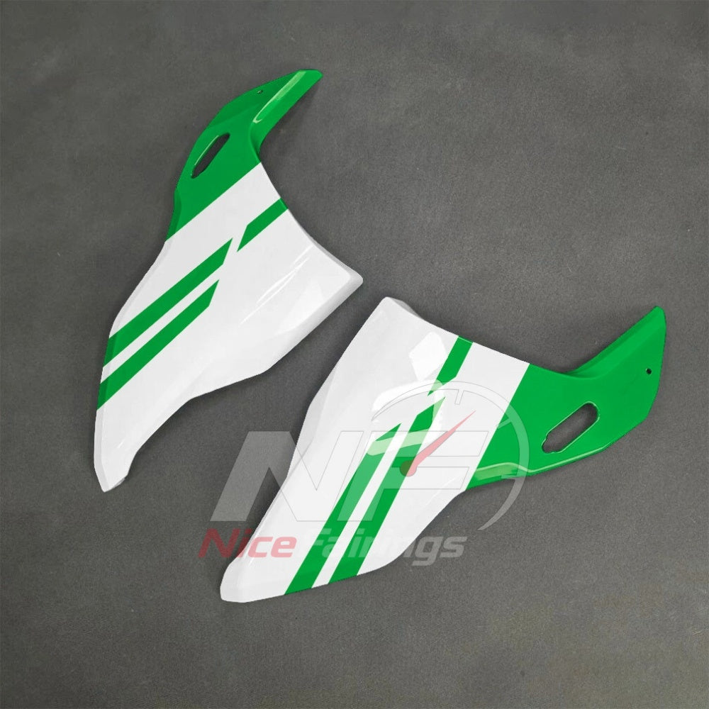 For BMW S1000RR 2025-2026 Green Black Motorcycle Fairing Kit with Aftermarket Body Panels | NiceFairings - front angle image
