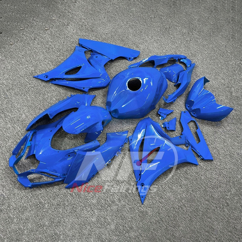For Suzuki GSXR1000 K17 17-26 Painted ABS Fairings Blue Complete Bodywork | NiceFairings - front angle image