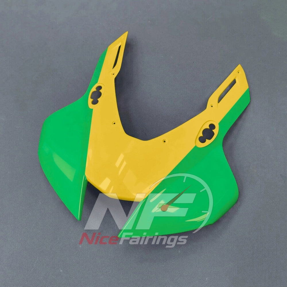 For Honda CBR1000RR-R 2024-2026 Green Black Painted ABS Fairings with Complete Replacement Bodywork | NiceFairings - front angle image