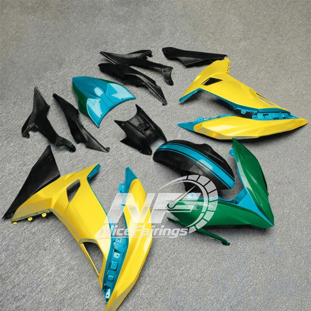 ER-6F Ninja 650 2017-2019 Replacement Fairing Set Style 12 | NiceFairings - front angle image