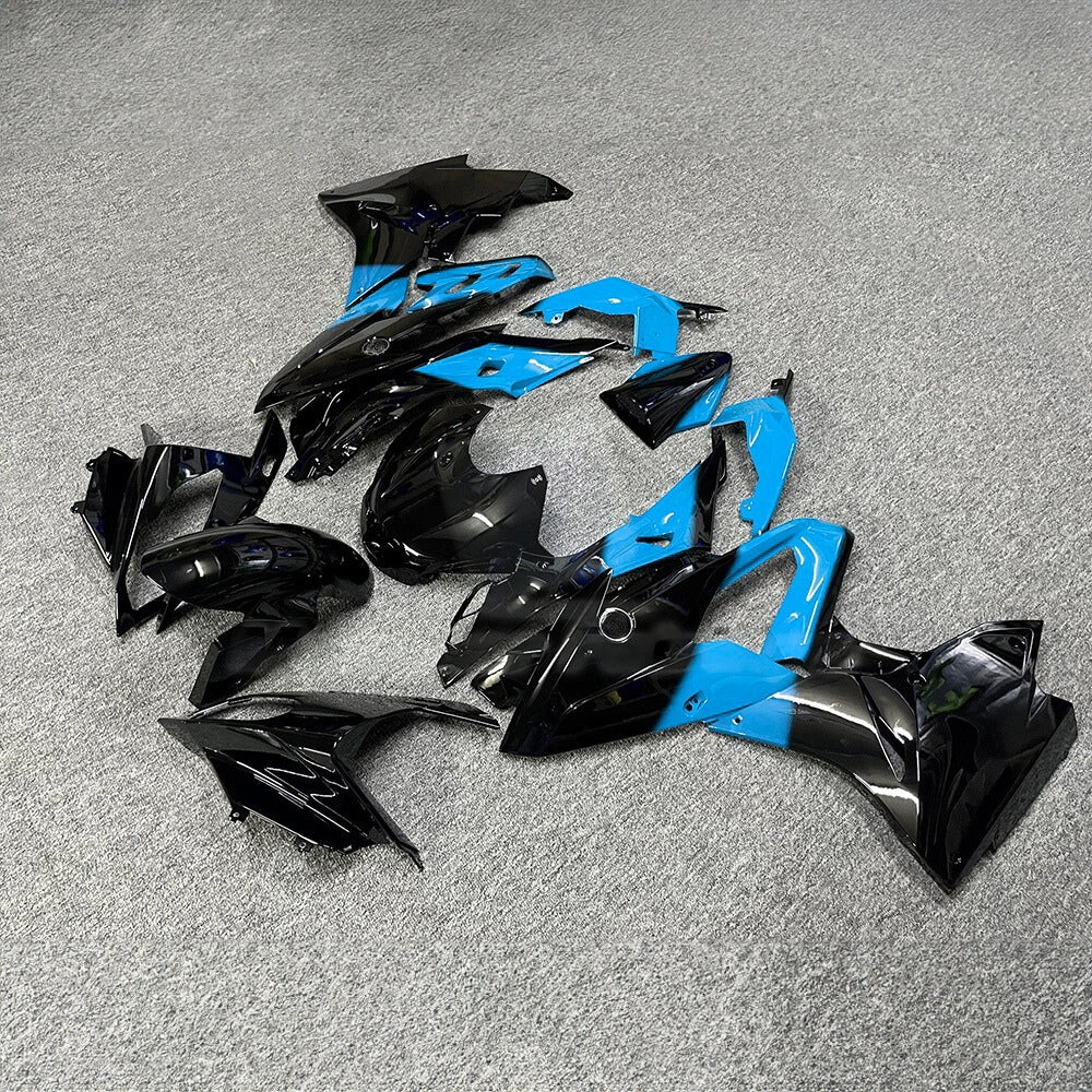 For BMW S1000RR 2017-2018 Lime Yellow Standard No Tank Cover Full Fairing Kit, Painted ABS Motorcycle Plastics | NiceFairings - front angle image