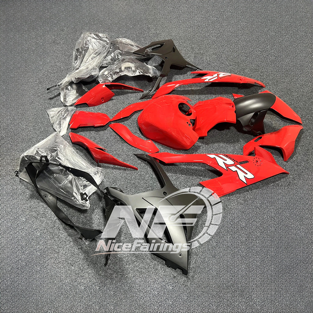 For BMW S1000RR 2019-2022 Racing Blue Motorcycle Fairing Kit, Aftermarket ABS Body Panels | NiceFairings - front angle image