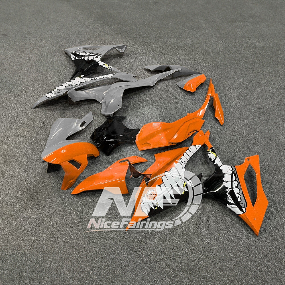 For BMW S1000RR 2019-2022 Race Replica Custom Fairings, ABS Replacement Plastics Full Body Kit | NiceFairings - front angle image