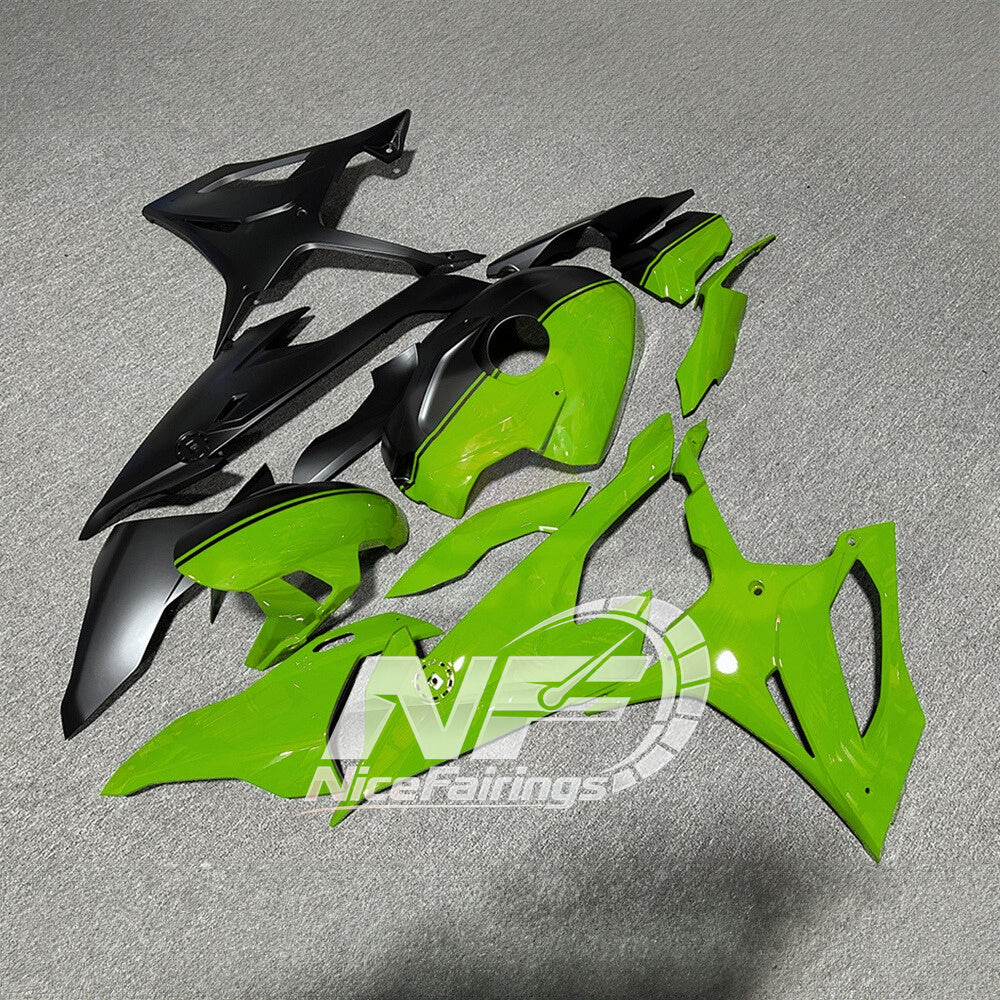 For BMW S1000RR 2019-2022 Custom Graphics Motorcycle Fairing Kit, Aftermarket ABS Body Panels | NiceFairings - front angle image