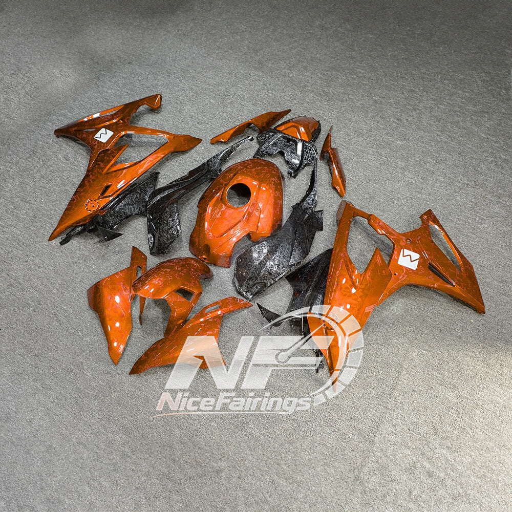 For BMW S1000RR 2019-2022 Street Bodywork Premium Edition ABS Fairing Kit, Custom Painted Motorcycle Bodywork | NiceFairings - front angle image