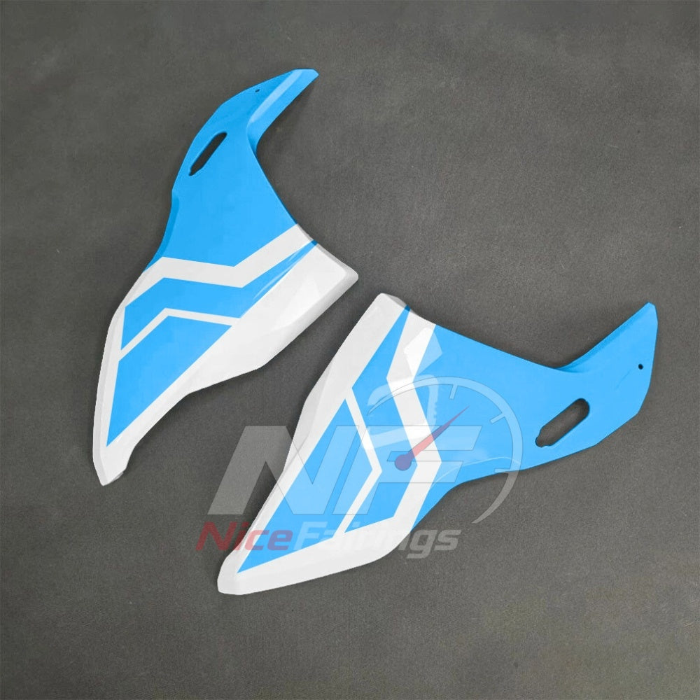 For BMW S1000RR 2025-2026 Blue Black Painted ABS Fairings with Complete Replacement Bodywork | NiceFairings - front angle image