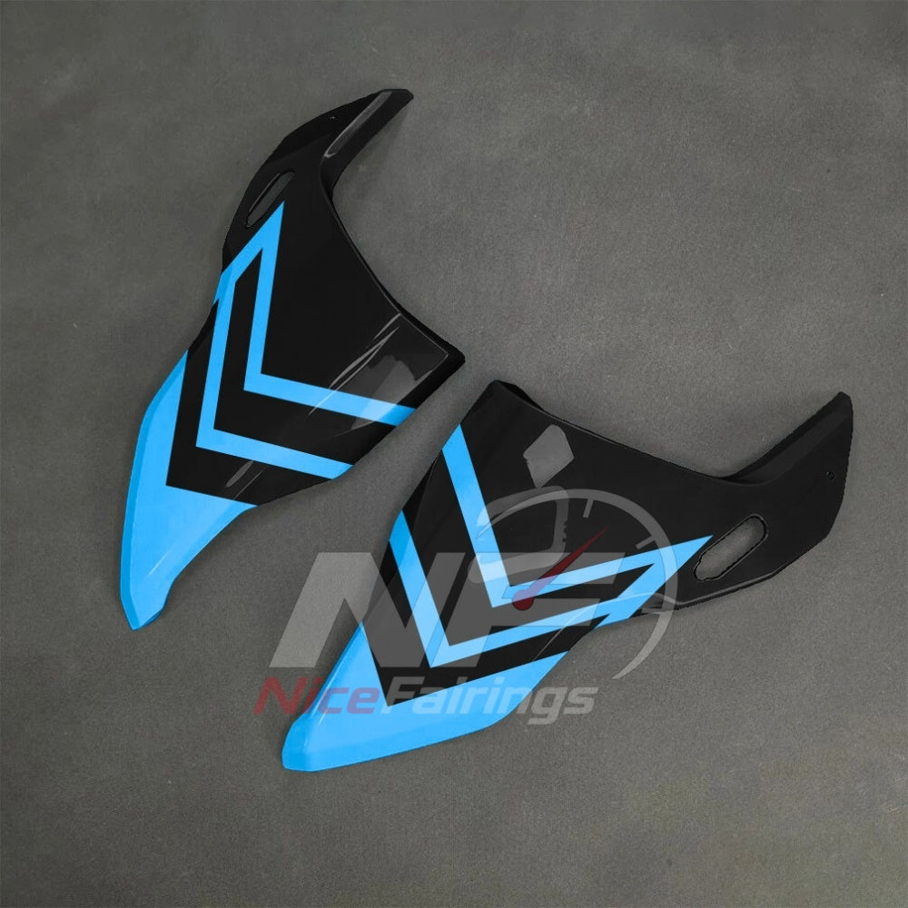 For BMW S1000RR 2025-2026 Blue Black Painted ABS Fairings with Complete Replacement Bodywork | NiceFairings - front angle image