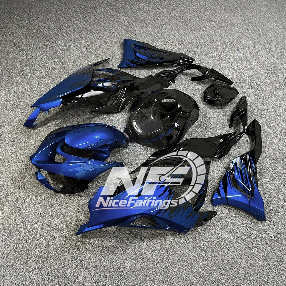 For Kawasaki ZX6R 636 2024-2025 Painted Motorcycle Bodywork Red Black Premium Edition | NiceFairings - front angle image