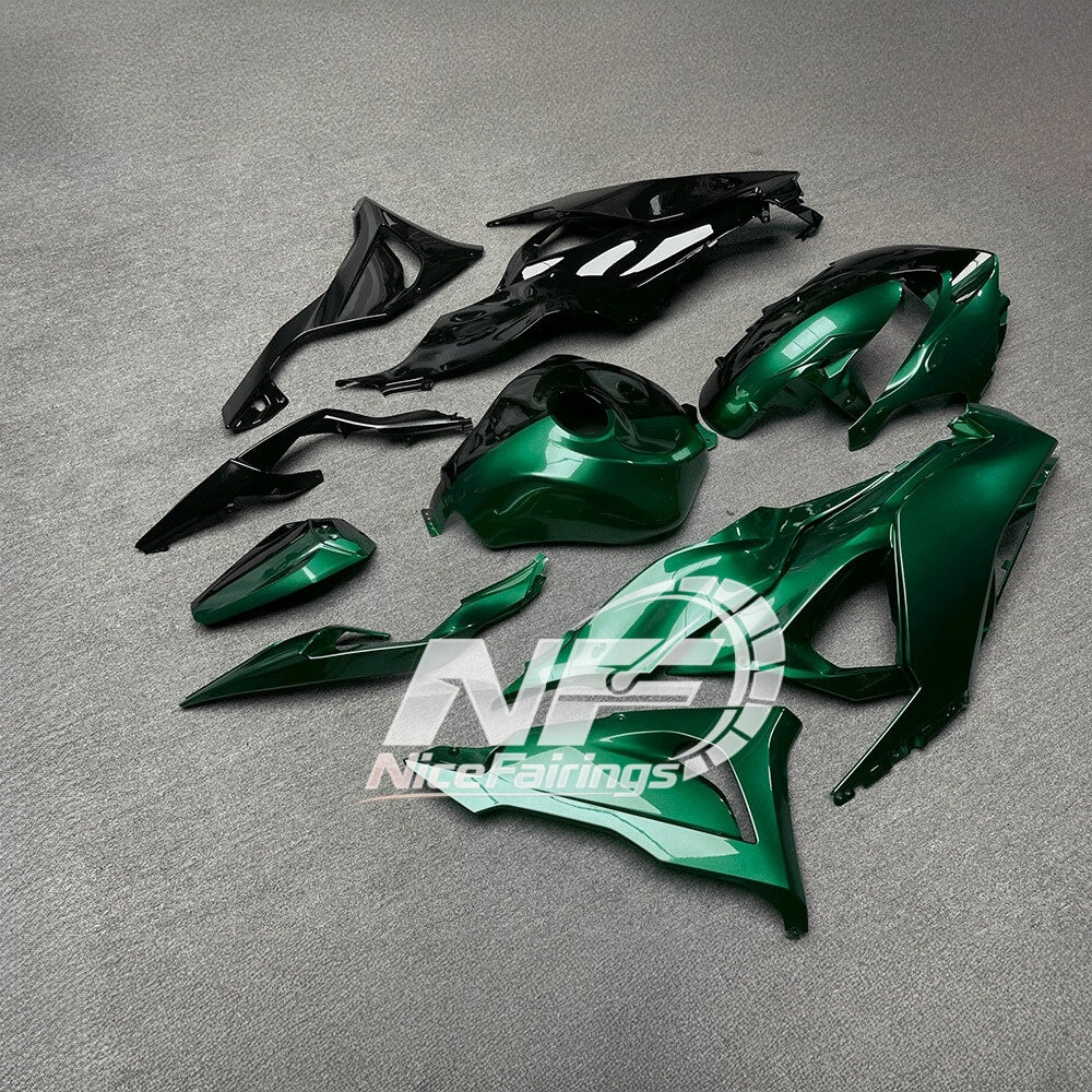 For Kawasaki ZX6R 636 Custom Painted ABS Body Kit Race Replica Tank Cover | NiceFairings - front angle image