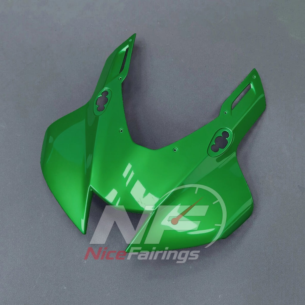 For Honda CBR1000RR-R 2024-2026 Green Black ABS Body Kit with Street and Track Fairing Panels | NiceFairings - front angle image