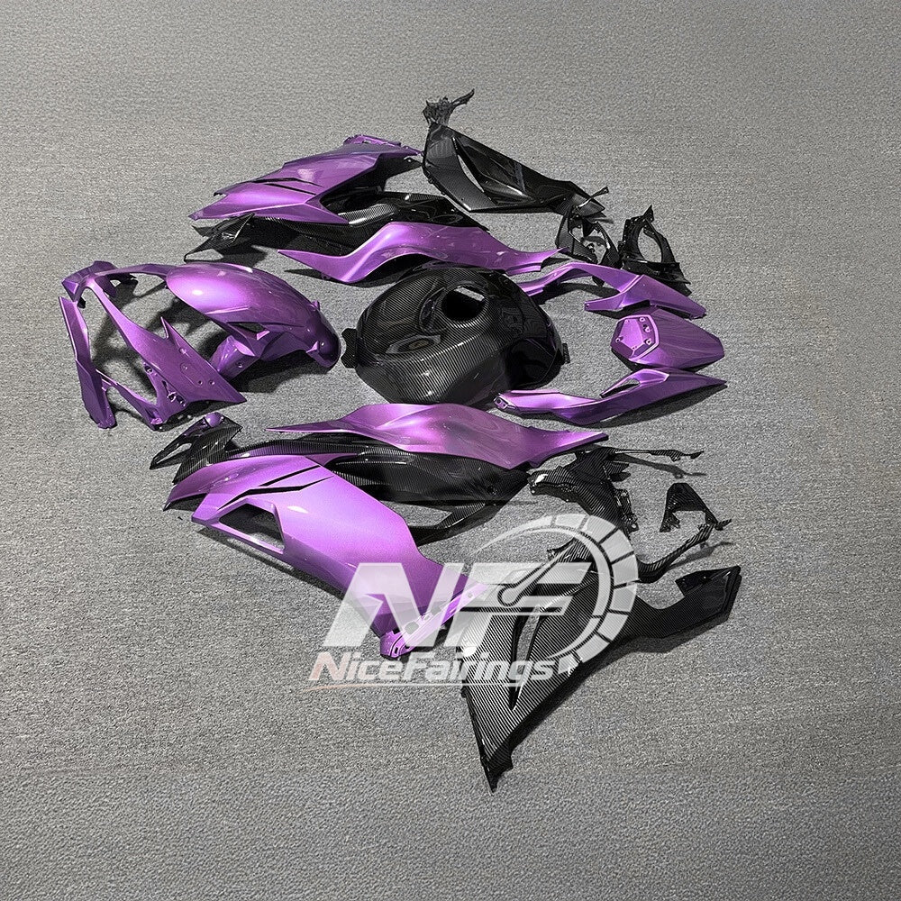 For Kawasaki Ninja ZX-6R 636 2019-2023 Custom Fairings Lime Green Special Edition | NiceFairings - front angle image