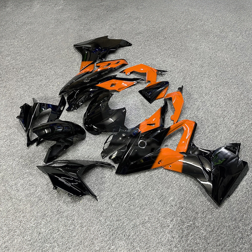 For BMW S1000RR 2017-2018 Blue Silver Standard No Tank Cover Sportbike Fairings, Custom ABS Bodywork And Replacement Plastics | NiceFairings - front angle image
