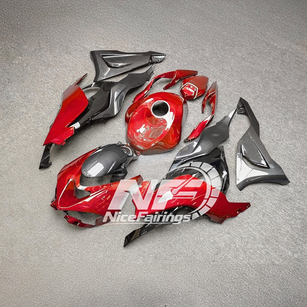 For Kawasaki ZX6R 636 2024-2025 ABS Fairing Kit Street Bodywork Signature Edition | NiceFairings - front angle image