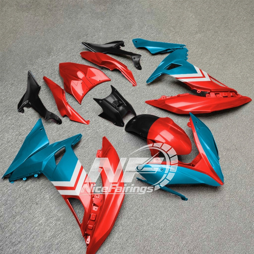 ER-6F Ninja 650 2017-2019 Replacement Fairing Set Style 44 | NiceFairings - front angle image