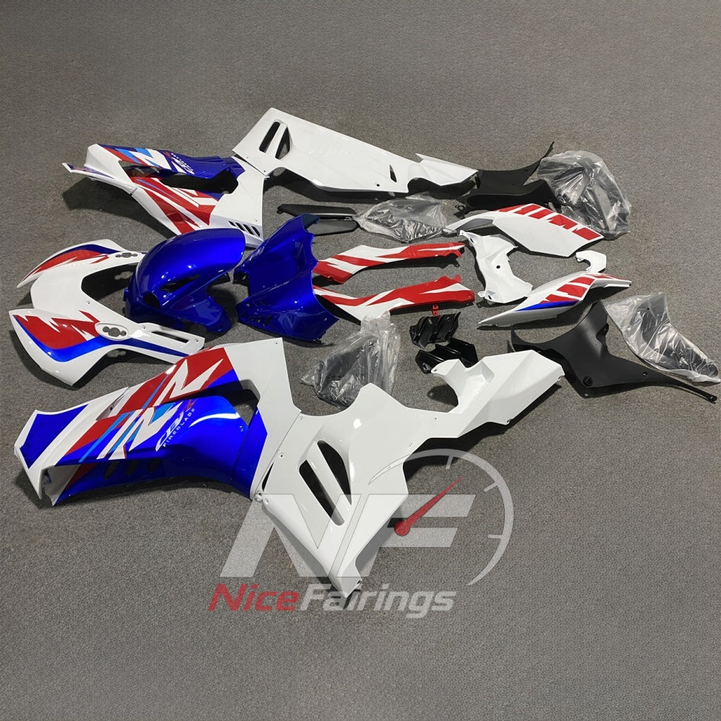 HRC White Red Blue ABS fairing kit for Honda CBR1000RR-R 2020-2023, design RED-P13 - image 2