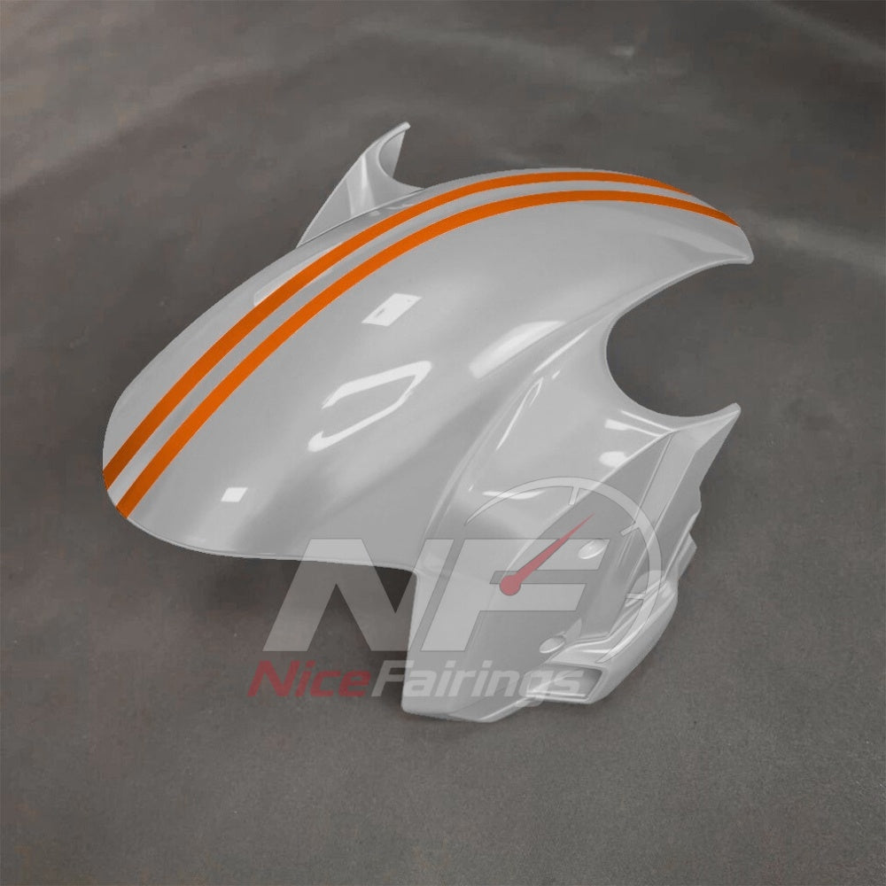 For BMW S1000RR 2025-2026 Orange Black Motorcycle Fairing Kit with Aftermarket Body Panels | NiceFairings - front angle image
