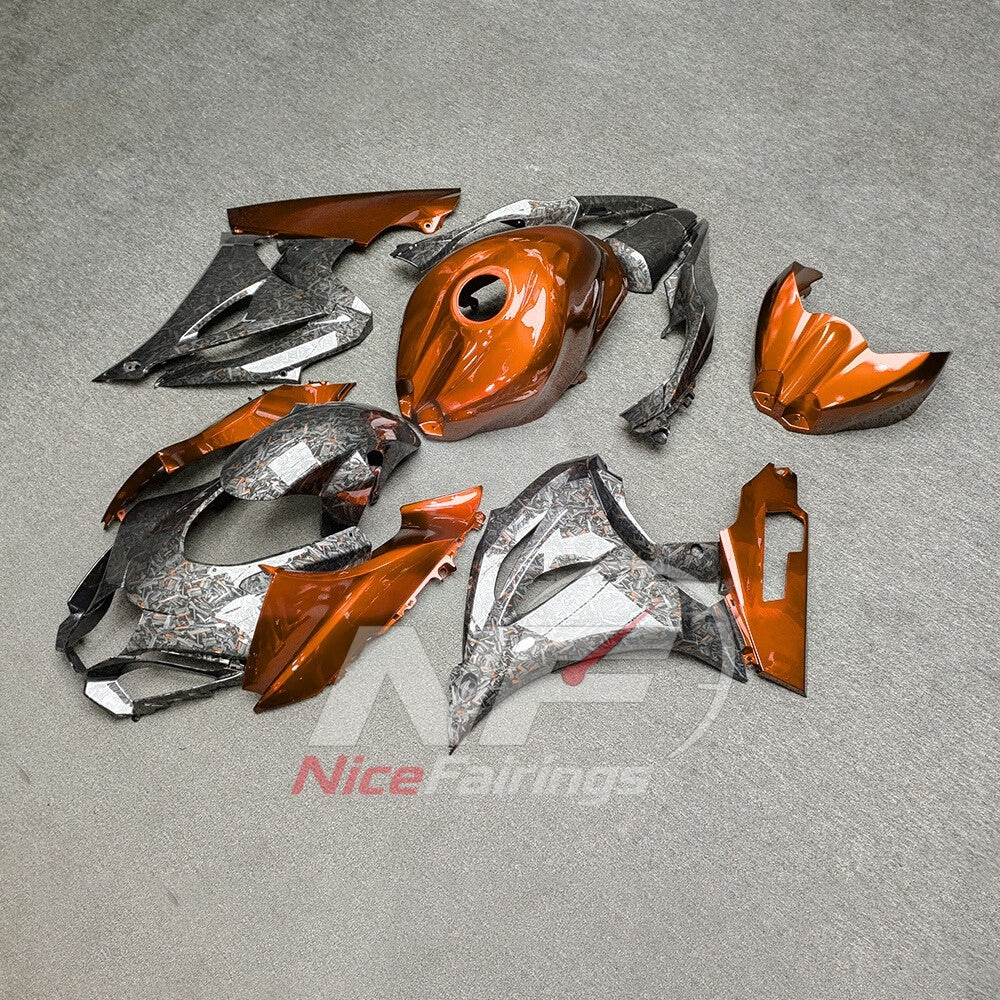 For Suzuki GSXR1000 K17 2017-2026 ABS Fairing Kit Orange Painted Bodywork | NiceFairings - front angle image