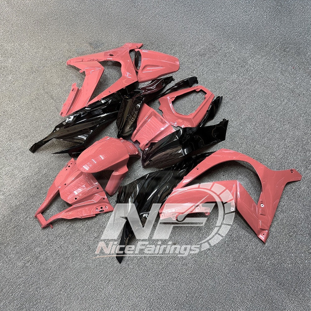 Ninja ZX10R 2011-2015 Custom Painted Replacement Plastics | NiceFairings - front angle image