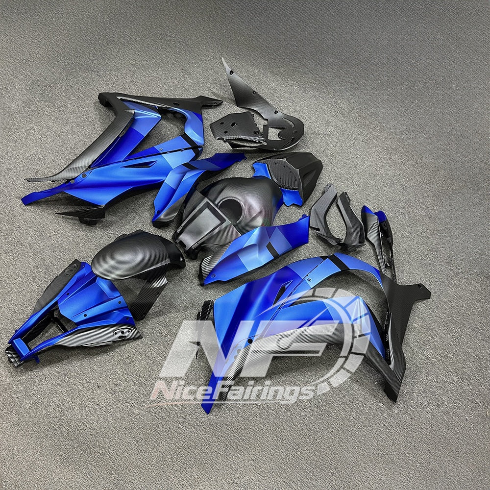 KAWASAKI ZX10R 2011-2015 Custom ABS Motorcycle Fairings | NiceFairings - front angle image