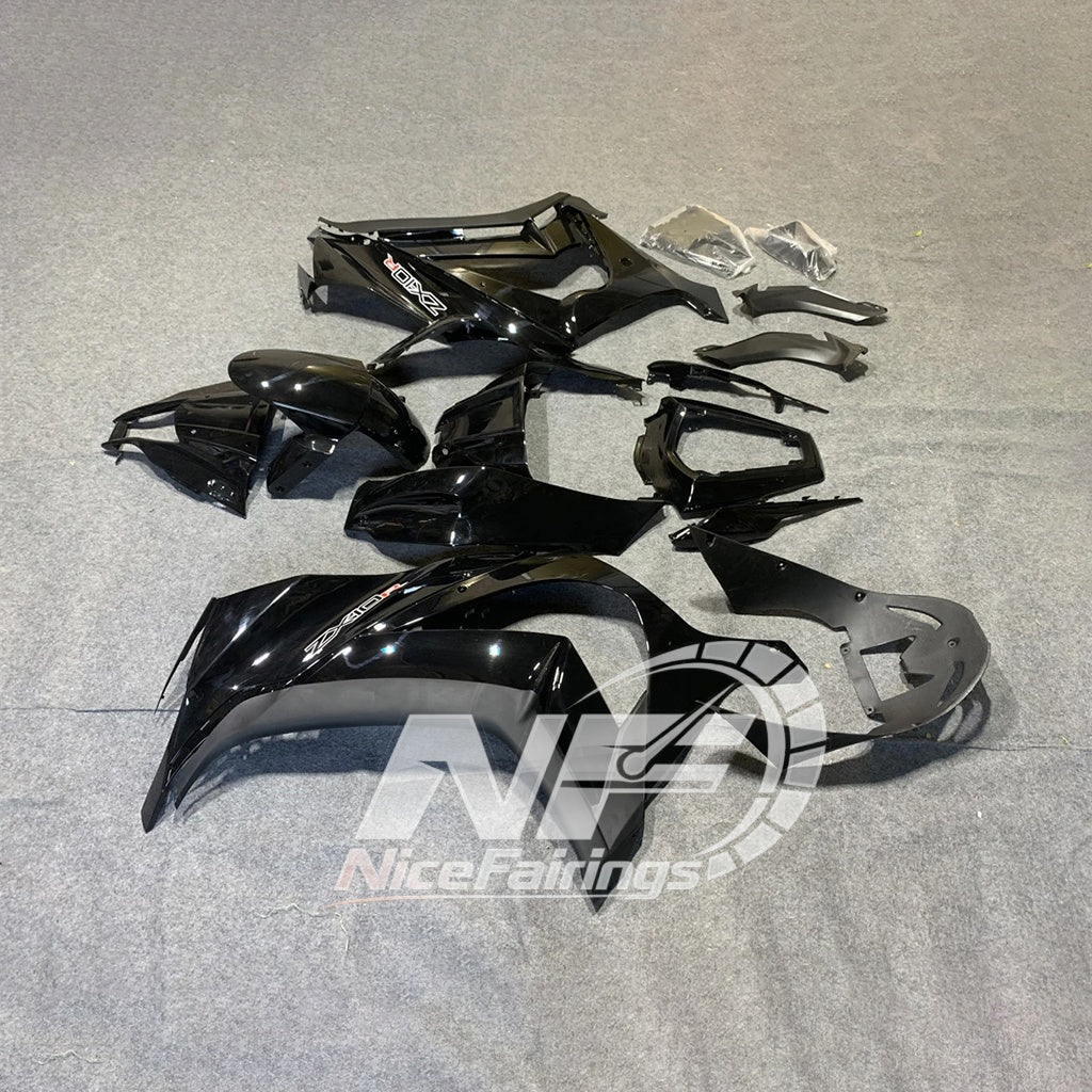 For KAWASAKI ZX10R 2011-2015 Custom Sportbike Fairings | NiceFairings - front angle image
