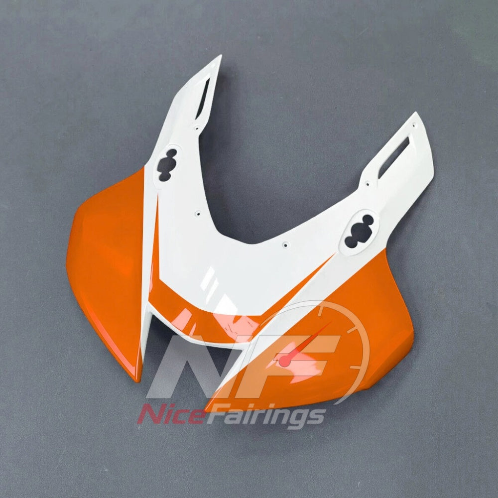 For Honda CBR1000RR-R 2024-2026 Orange Black Painted ABS Fairings with Complete Replacement Bodywork | NiceFairings - front angle image