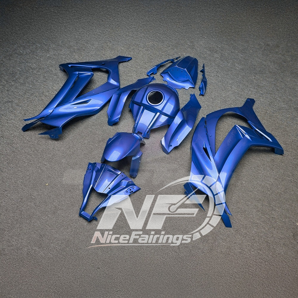 Ninja ZX10R 2011-2015 ABS Body Panels Fairing Set | NiceFairings - front angle image