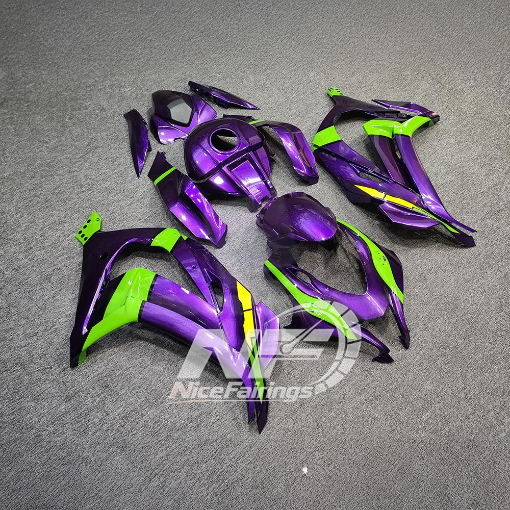 For KAWASAKI ZX10R 2016-2020 Aftermarket Fairing Kit Replacement Plastics | NiceFairings - front angle image