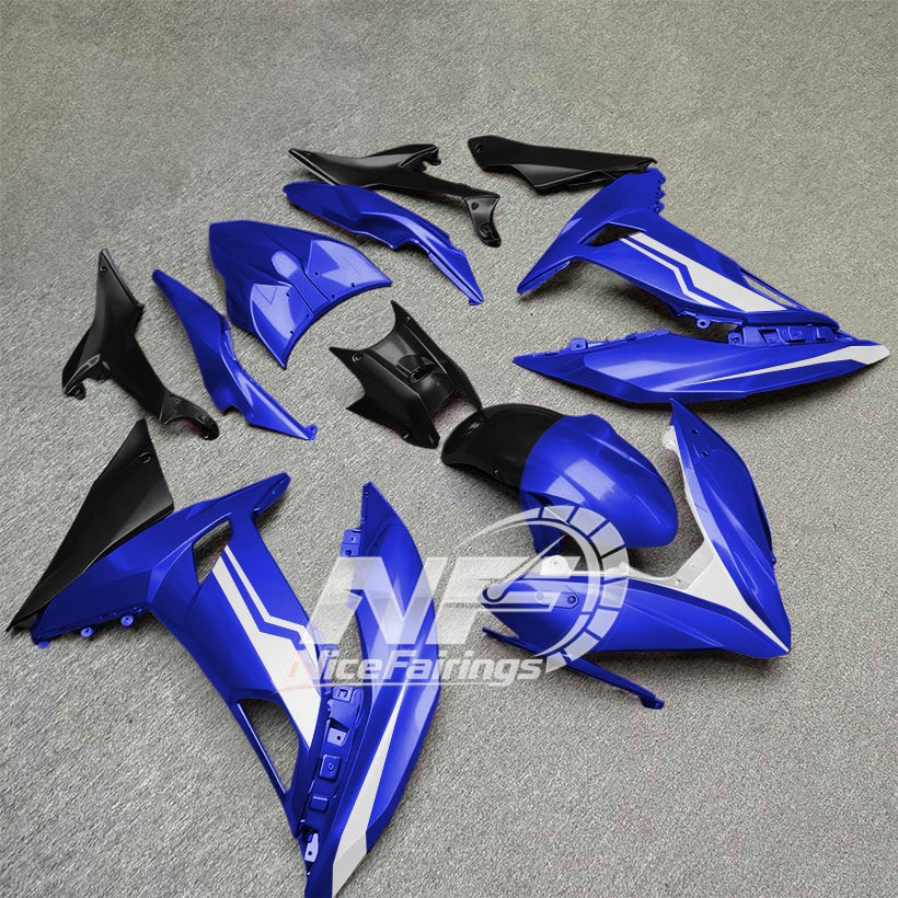Ninja 650 2017-2019 ABS Motorcycle Plastics Style 38 | NiceFairings - front angle image