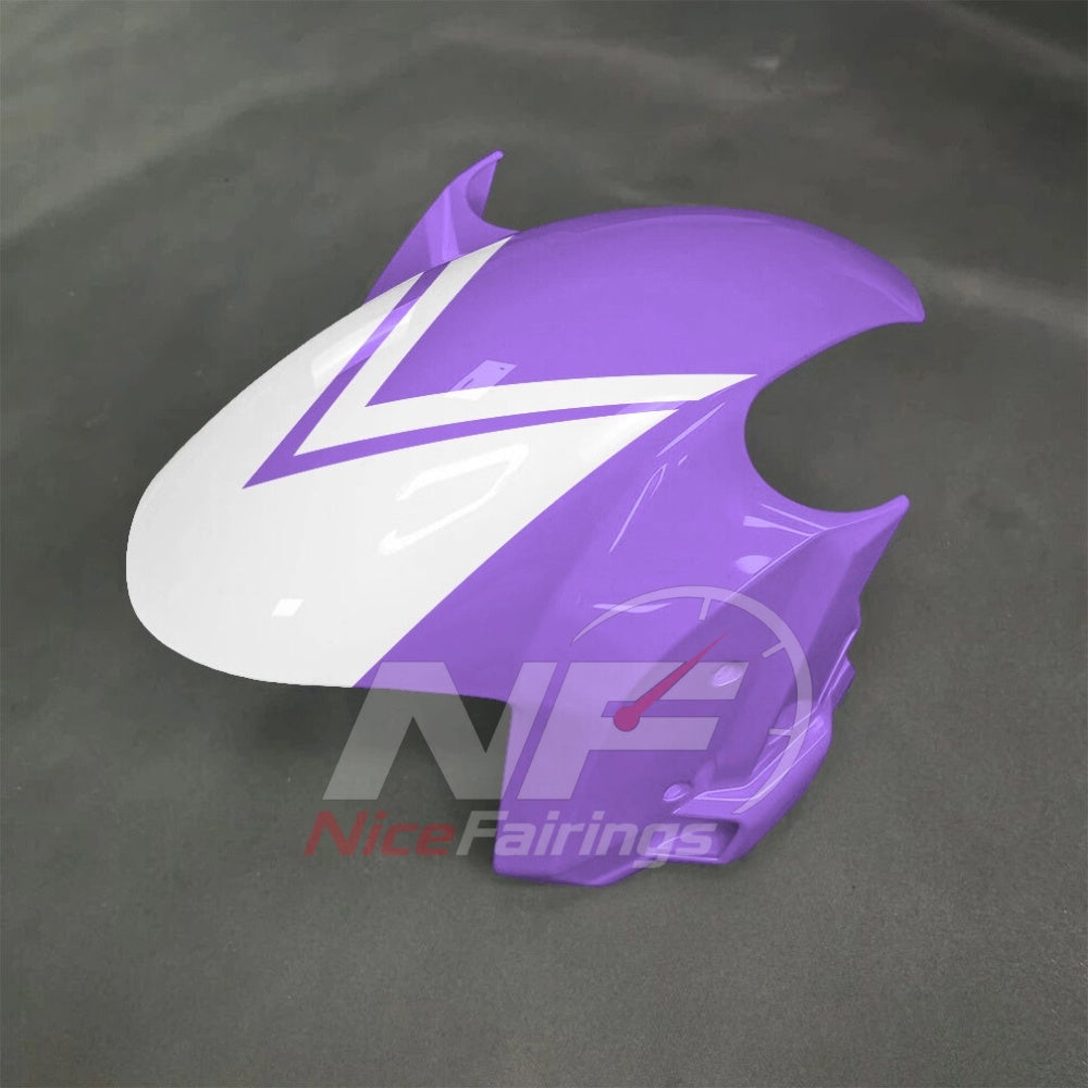 For BMW S1000RR 2025-2026 Purple Black ABS Fairing Kit with Painted Bodywork and Replacement Panels | NiceFairings - front angle image