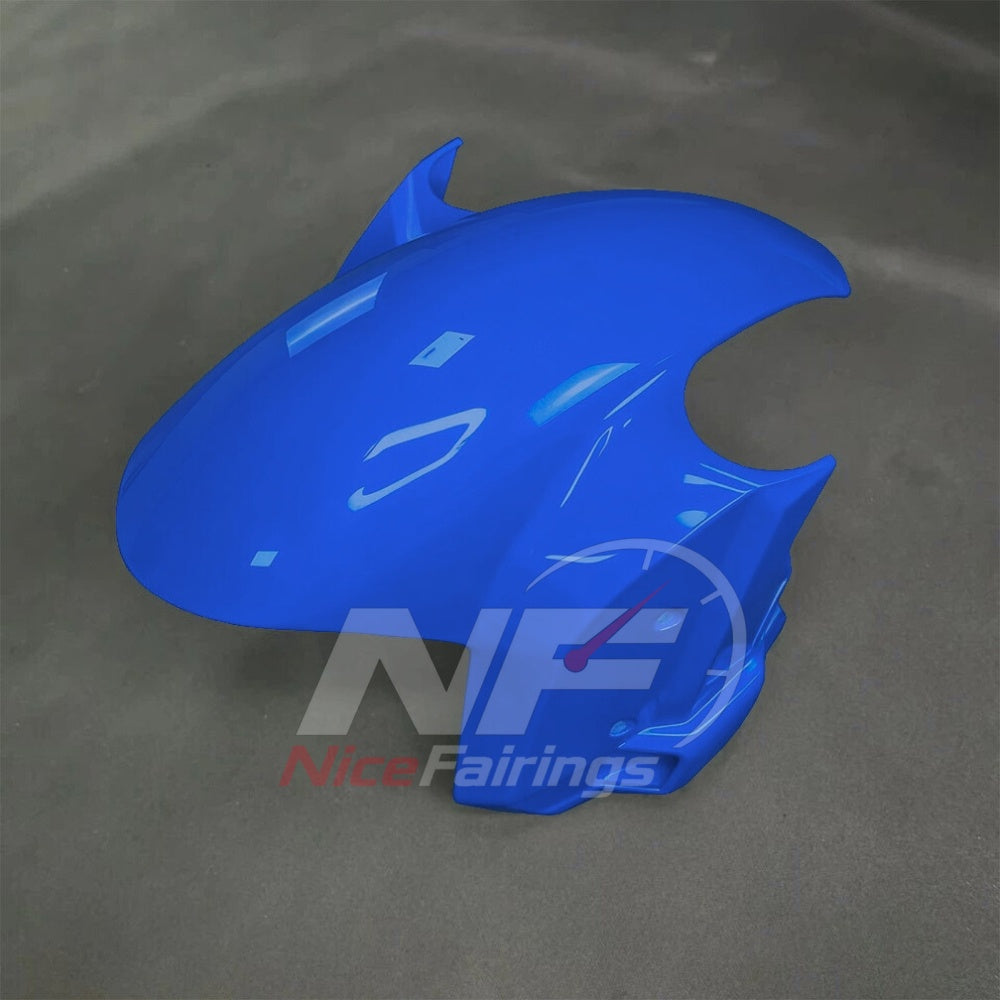 For BMW S1000RR 2025-2026 Blue Black ABS Body Kit with Street and Track Fairing Panels | NiceFairings - front angle image