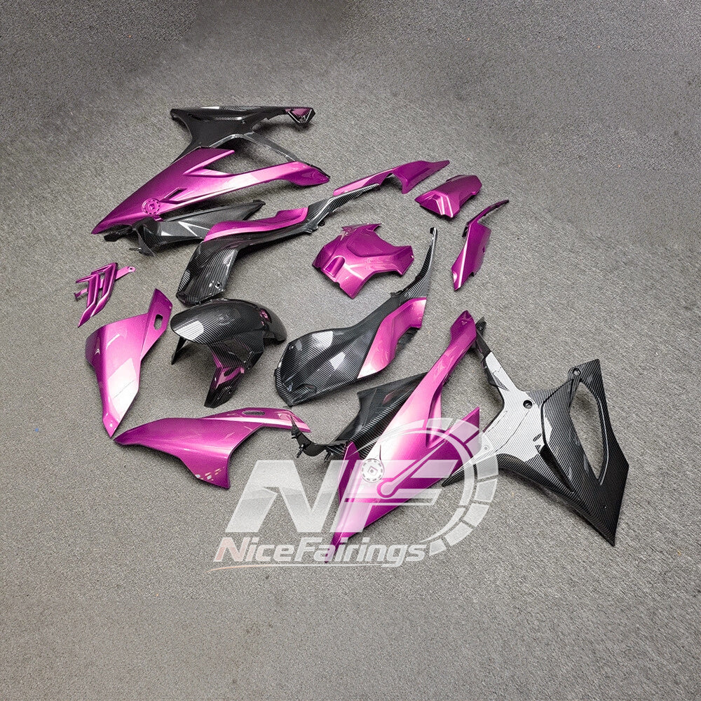 For BMW S1000RR 2019-2022 M Motorsport Full Fairing Kit, Painted ABS Motorcycle Plastics | NiceFairings - front angle image