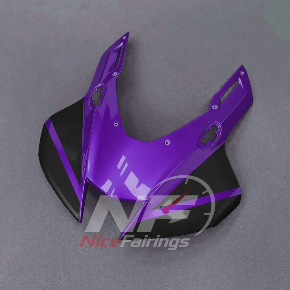 For Honda CBR1000RR-R SP 2024-2026 Purple Black Sportbike Fairing Set with Custom Painted Plastics | NiceFairings - front angle image