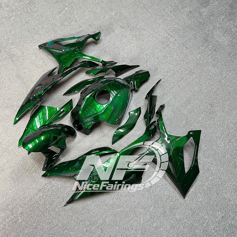 For BMW S1000RR 2019-2022 M Motorsport Signature Edition Motorcycle Fairing Kit, Aftermarket ABS Body Panels | NiceFairings - front angle image
