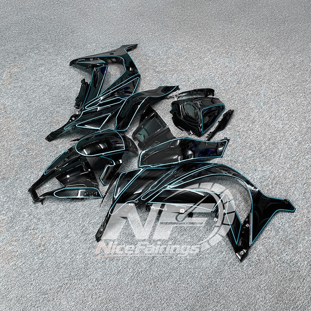 For Ninja ZX10R 2011-2015 Full Motorcycle Bodywork Kit | NiceFairings - front angle image