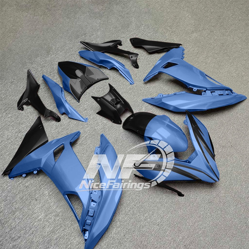 Ninja 650 2017-2019 ABS Motorcycle Plastics Style 22 | NiceFairings - front angle image