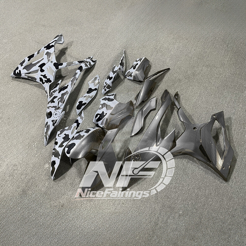 For BMW S1000RR 2019-2022 Racing Blue Elite Edition Motorcycle Fairing Kit, Aftermarket ABS Body Panels | NiceFairings - front angle image