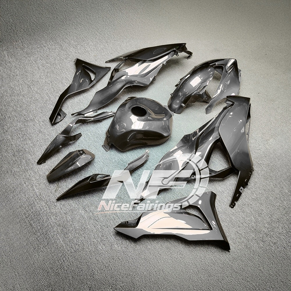 For Kawasaki ZX6R 636 2024-2025 Painted Motorcycle Bodywork Custom Graphics Tank Cover | NiceFairings - front angle image