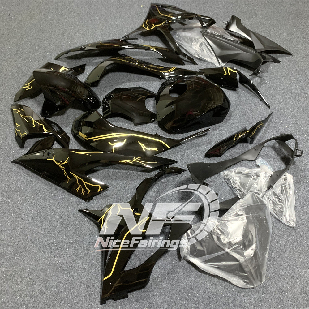 For BMW S1000RR 2019-2022 White Red Premium Edition Full Fairing Kit, Painted ABS Motorcycle Plastics | NiceFairings - front angle image