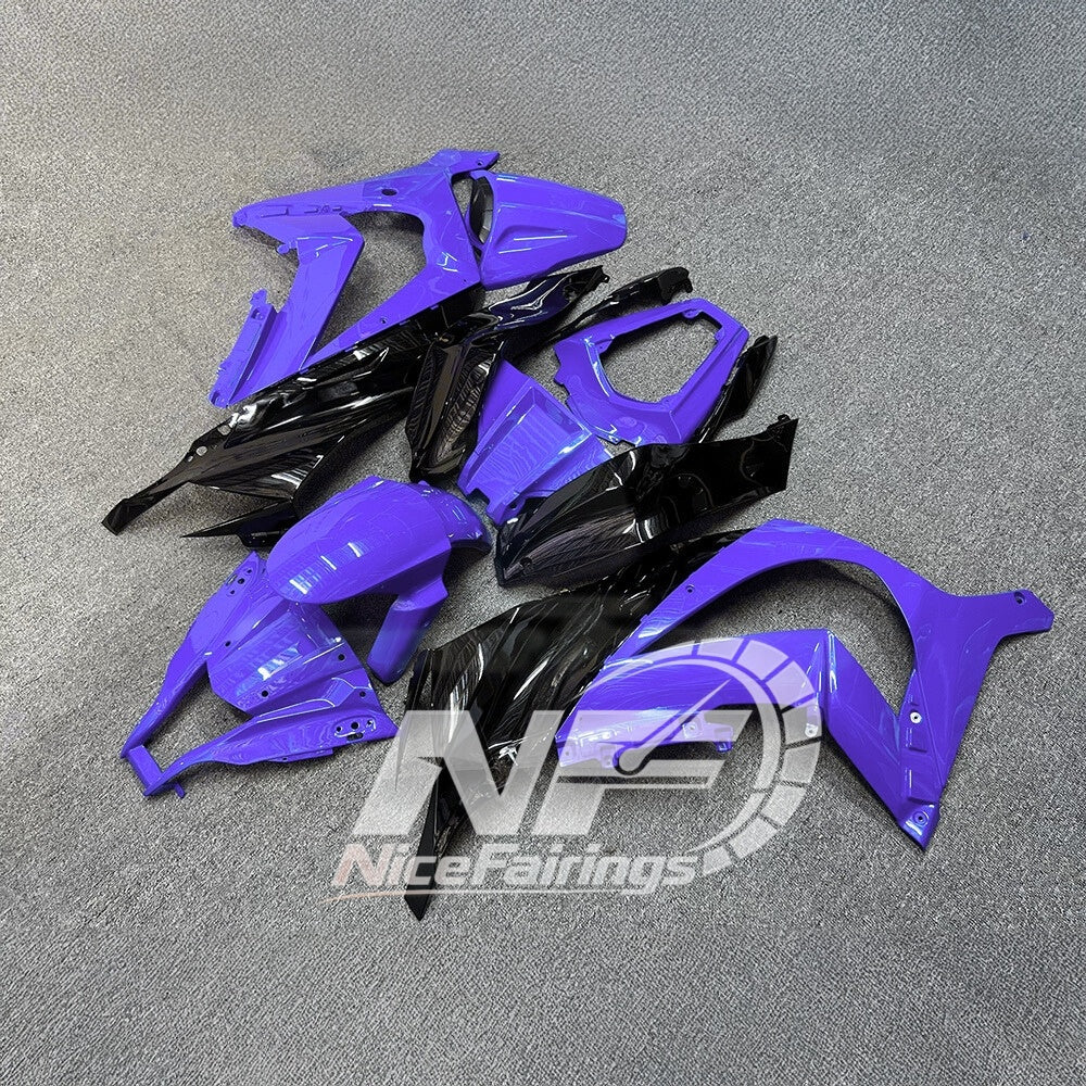 KAWASAKI ZX10R 2011-2015 Race Style Fairing Plastics | NiceFairings - front angle image