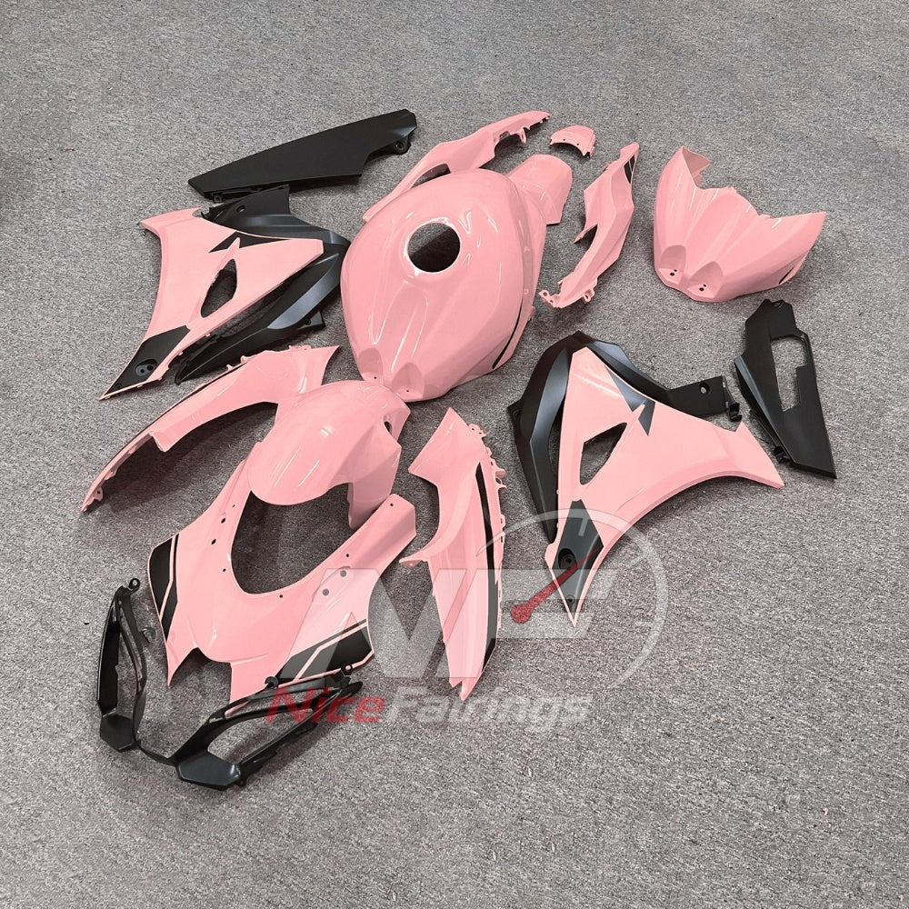 For Suzuki GSX-R1000 K17 17-26 Custom Fairings Red ABS Sportbike Plastics | NiceFairings - front angle image