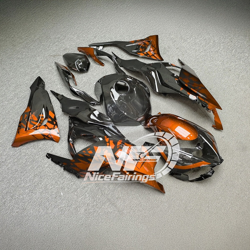 For Kawasaki ZX6R 636 2024-2025 Painted Motorcycle Bodywork Grey Red Special Edition | NiceFairings - front angle image