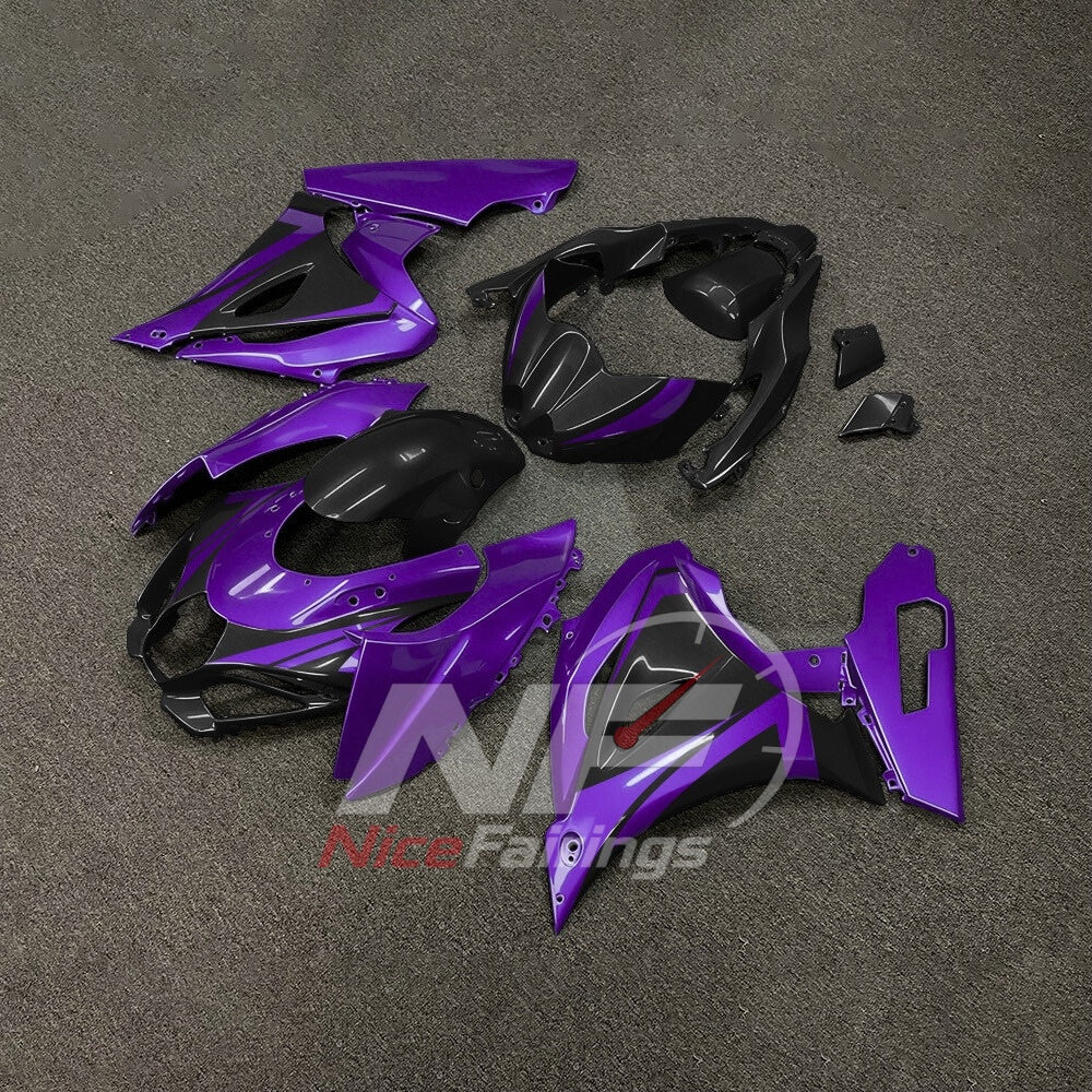 For Suzuki GSX-R1000 K17 17-26 Sportbike Fairing Set Purple Custom Painted Plastics | NiceFairings - front angle image
