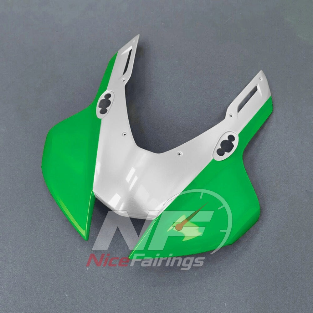 For Honda CBR1000RR-R 2024-2026 Green Black ABS Body Kit with Street and Track Fairing Panels | NiceFairings - front angle image